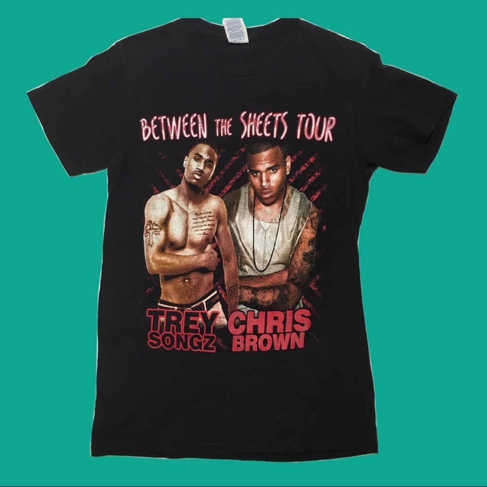 Trey songz and Chris brown tour tshirt